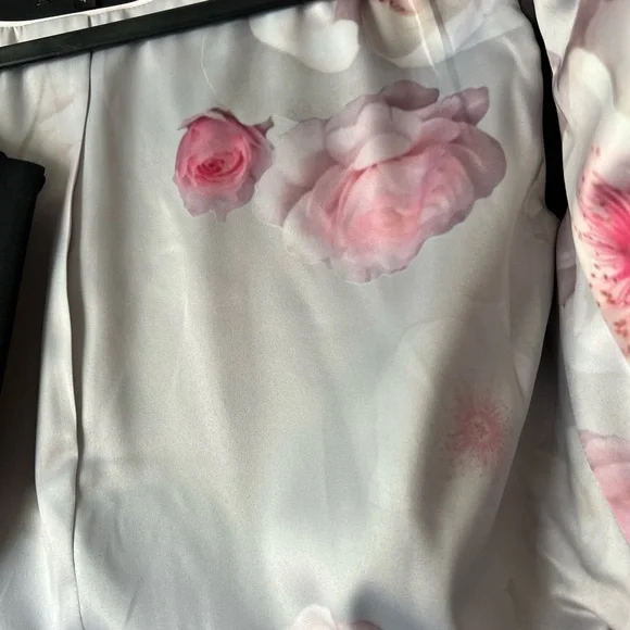 Ted Baker RAYAL Peplum Bow Neck Jacket Size 4 NWOT